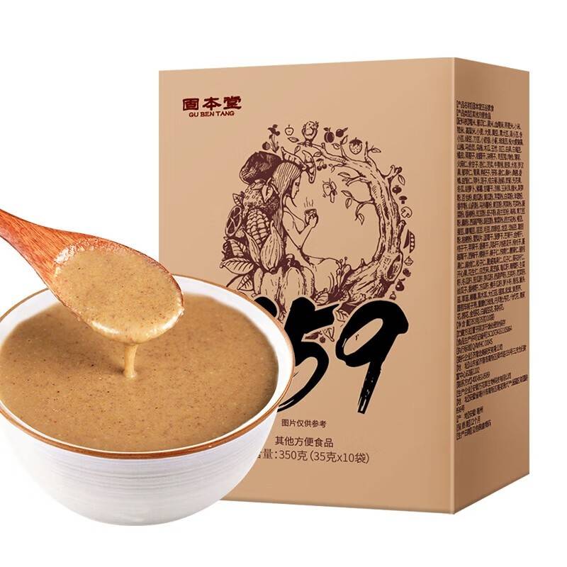 固本堂 159代餐粉35g*10袋 营养全餐代餐粉