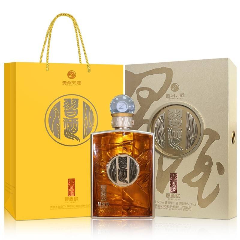贵州习酒·赋  酱香型白酒 53度500ml*1瓶