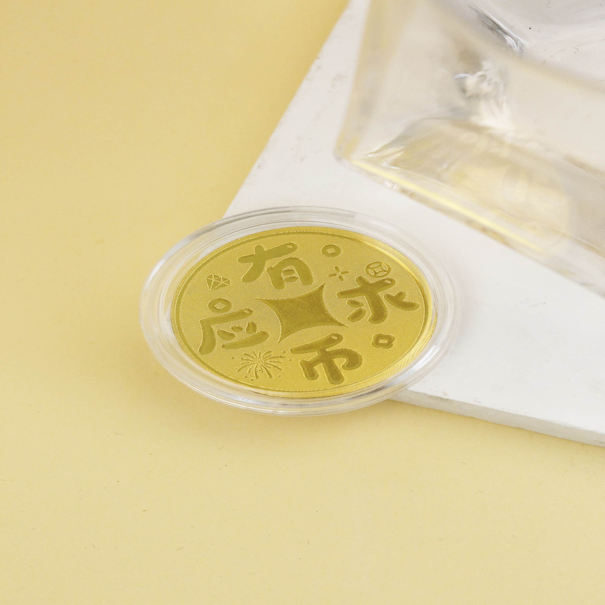 周大金含金有求必应手机贴