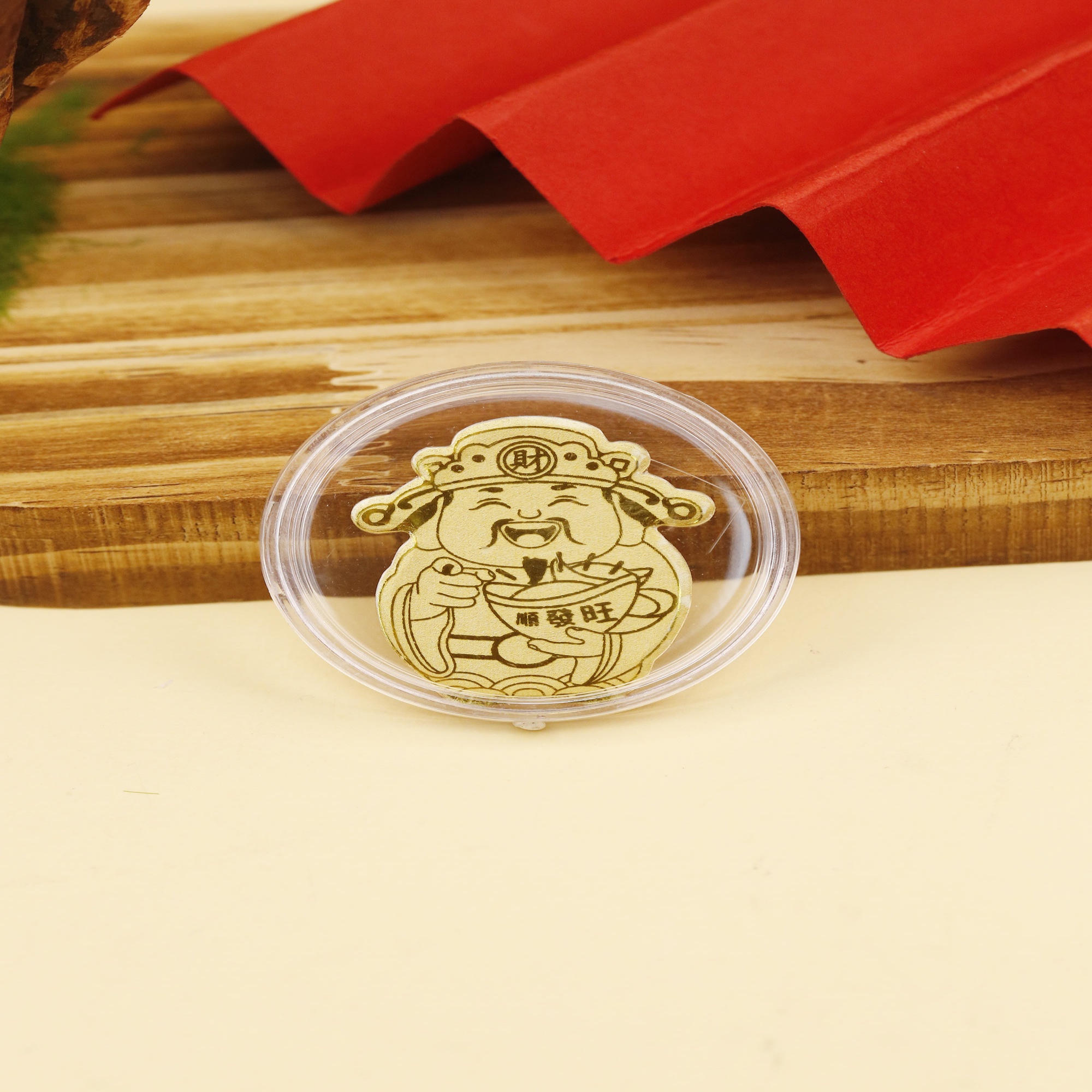 周大金含金手机贴顺發旺
