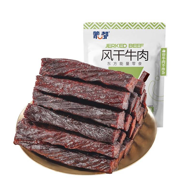 蒙都风干牛肉干250g无添加