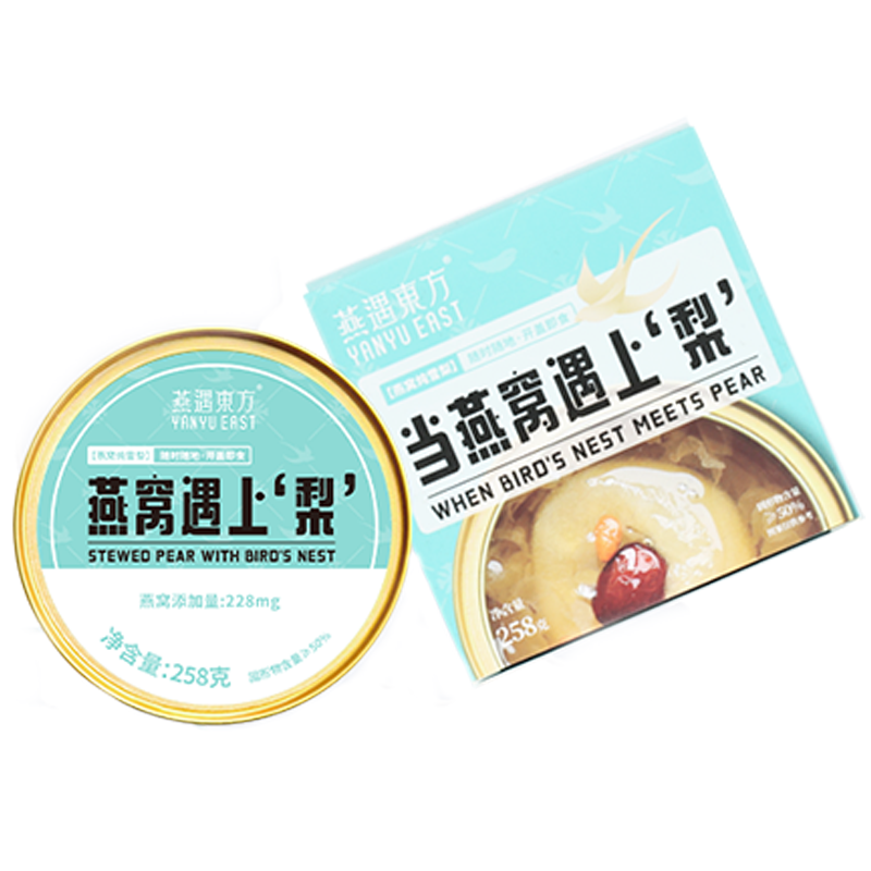 燕遇东方.当燕窝遇上梨单碗盒装258g*2碗