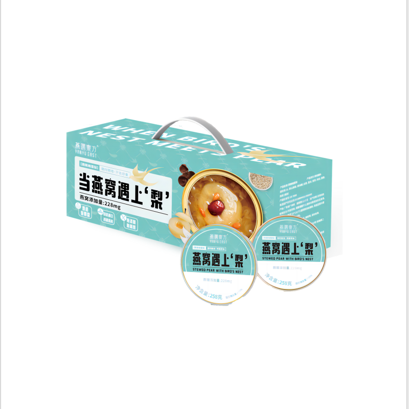 燕遇东方.当燕窝遇上梨礼盒装258g*6碗/盒