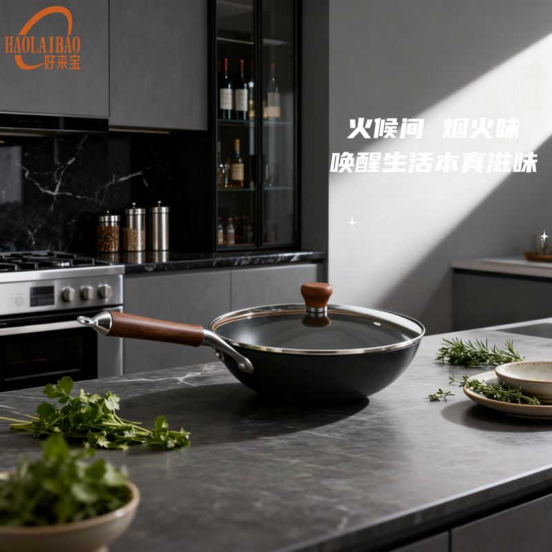 好来宝极铁超导热HLB-JT11特硬炒锅
