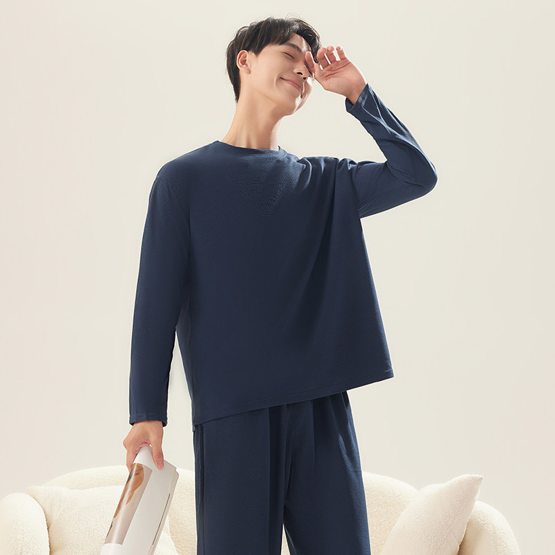 宸筱 华夫格情侣家居服套装