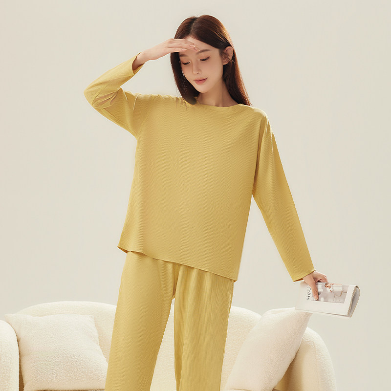 宸筱 华夫格情侣家居服套装