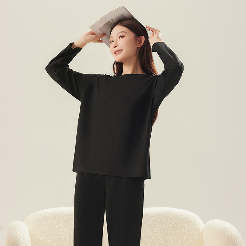 宸筱 华夫格情侣家居服套装