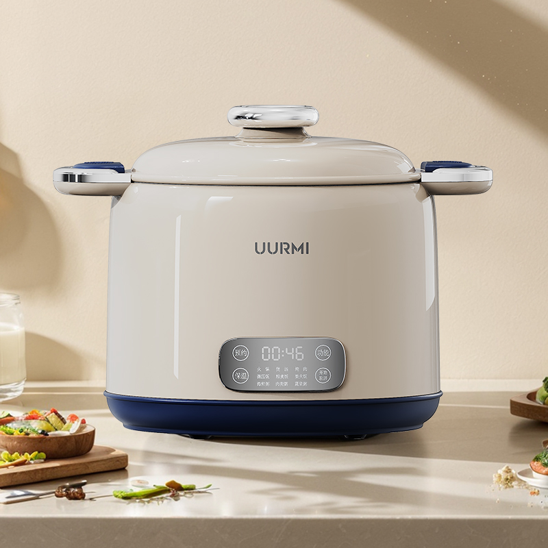 UURMI 悠米电压力锅家用多功能智能预约电高压锅钛涂层内胆电饭煲全自动大容量煲汤煮饭UM-FB001