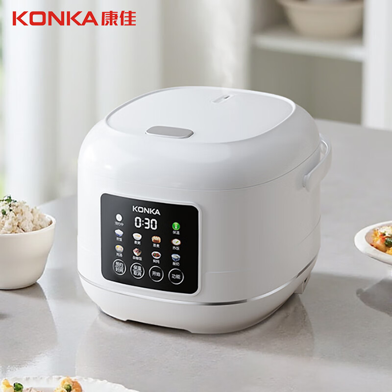 康佳小电 家用电饭煲3L多功能智能煲饭蒸饭锅煮汤蒸煮大容量 KDFB-3010E
