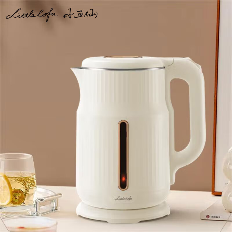 小画仙电水壶 双层防烫热水壶1.8L大容量家用烧水壶LDSH-1803