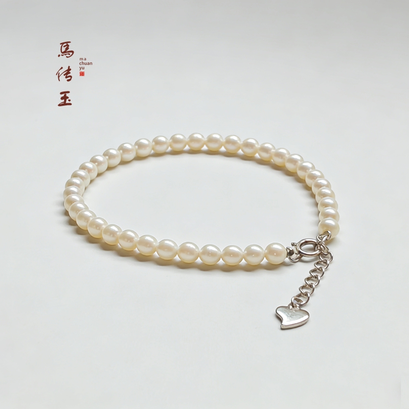 馬传玉 S925银经典淡水珍珠小米手链MCY203