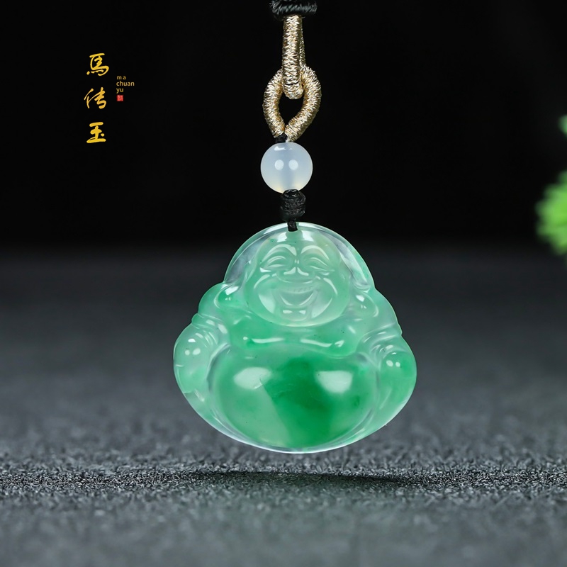 馬传玉 非洲翠佛工吊坠MCY211