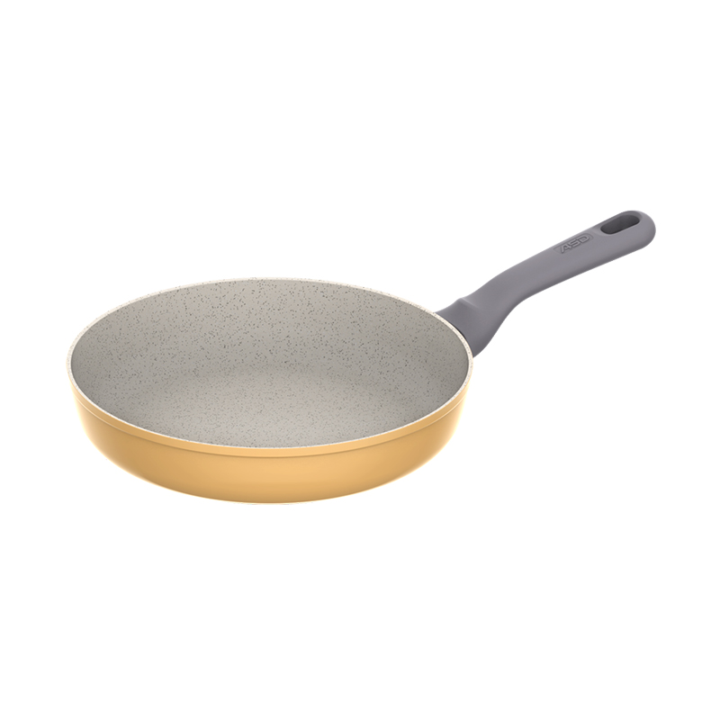 爱仕达雅韵新不粘煎锅电磁炉燃气通用24CM26CM28CM尺寸任选