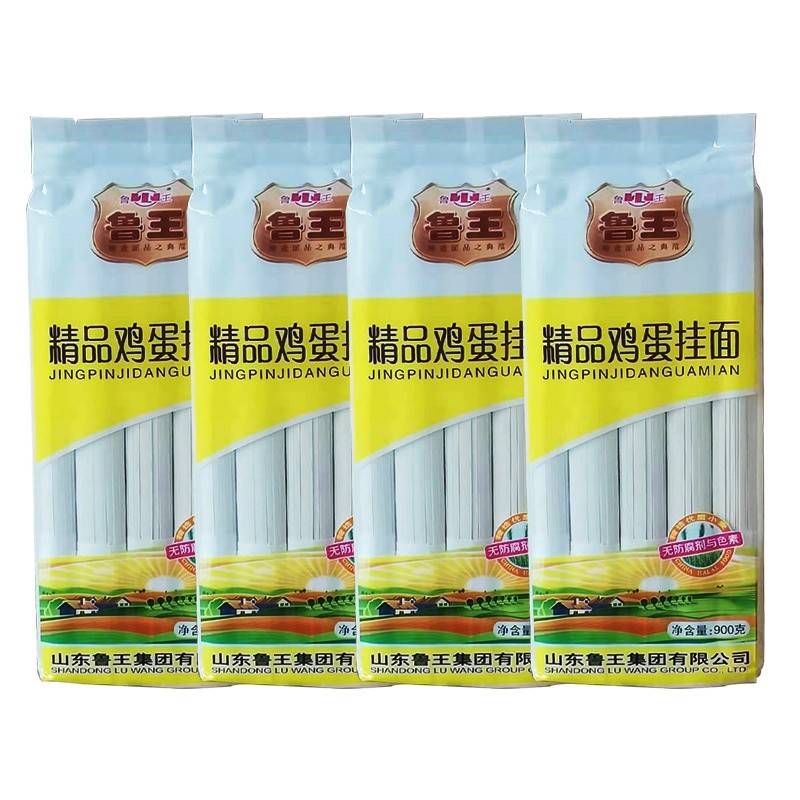 鲁王鸡蛋挂面900g*4