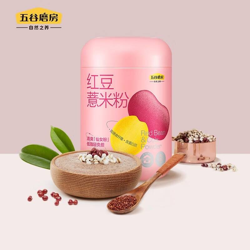 【京东热销50W+】五谷磨房 红豆薏米粉（升级版）600g