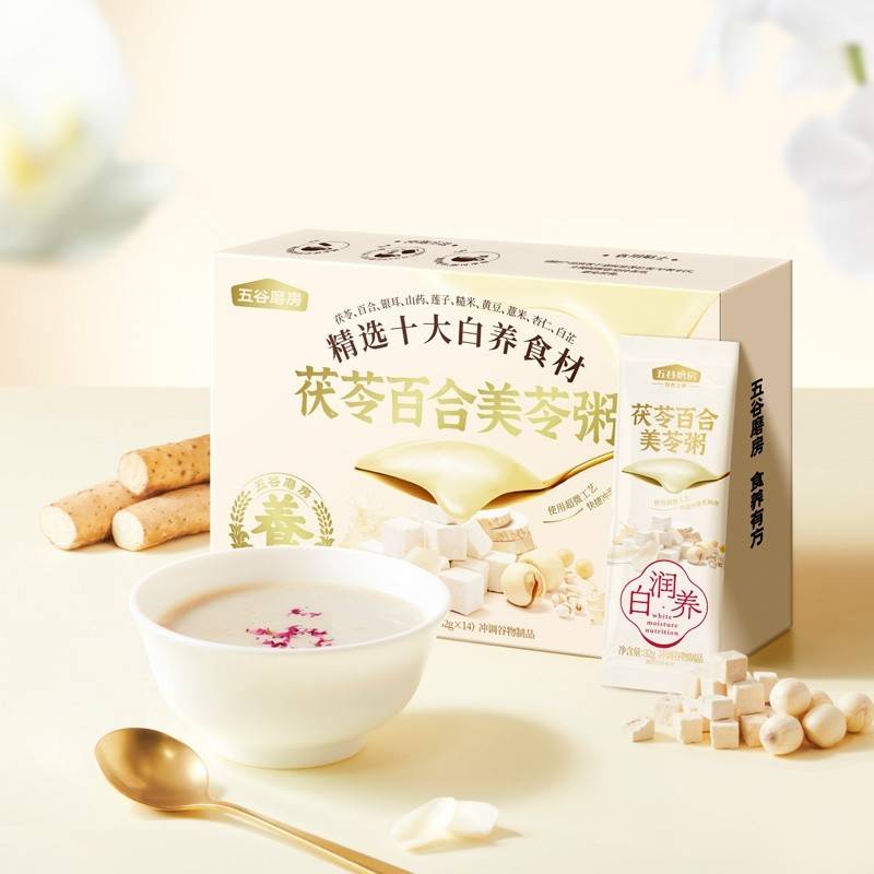 山姆同款 茯苓百合美苓粥448g（32g*14条）