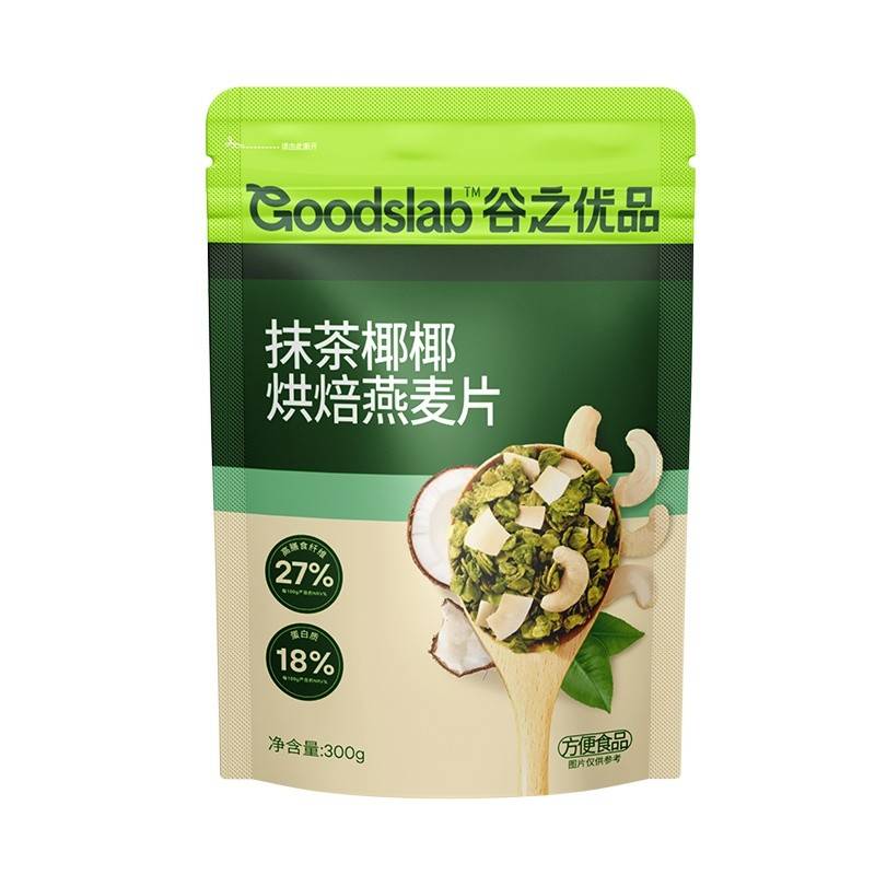 谷之优品 抹茶椰椰烘焙燕麦片