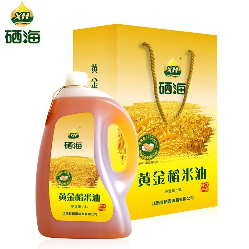 硒海黄金稻米油5L