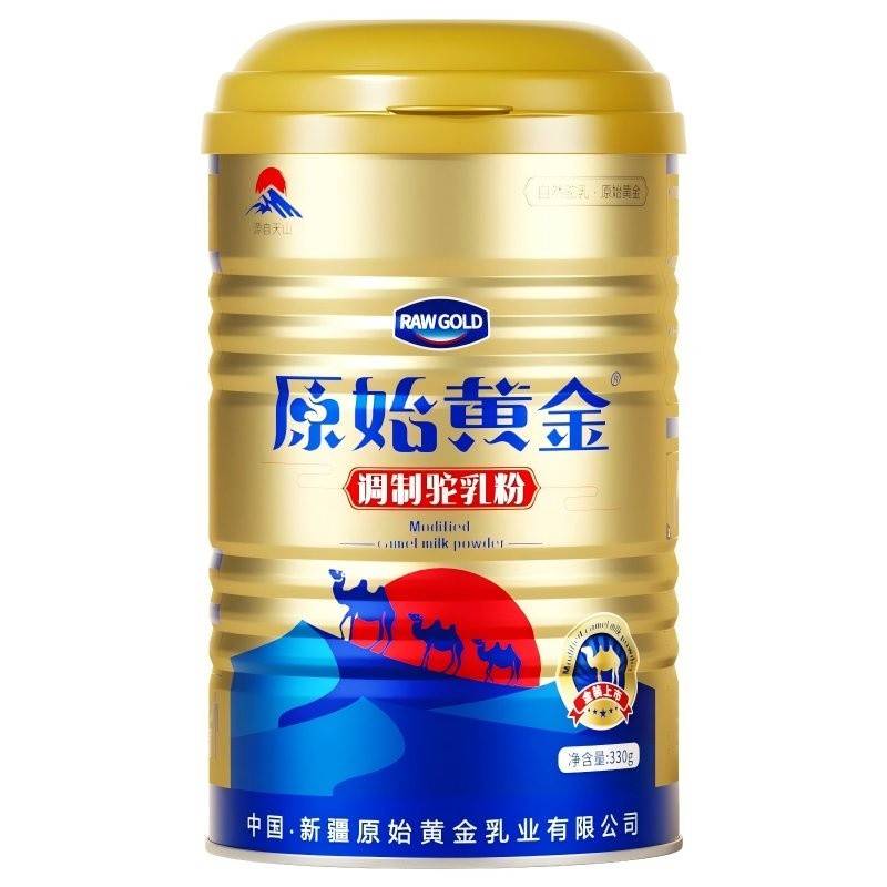 原始黄金 调制驼乳粉 （金罐） 330g 新疆益生菌中老年成人驼乳粉