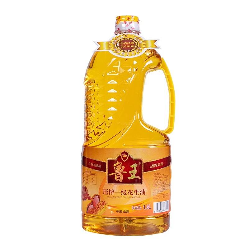 鲁王压榨一级花生油  1.8L 4L 5L