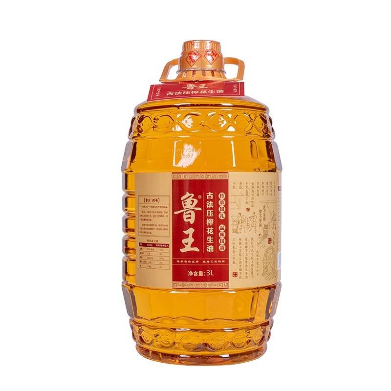 鲁王古法压榨花生油  3L 4L 5L