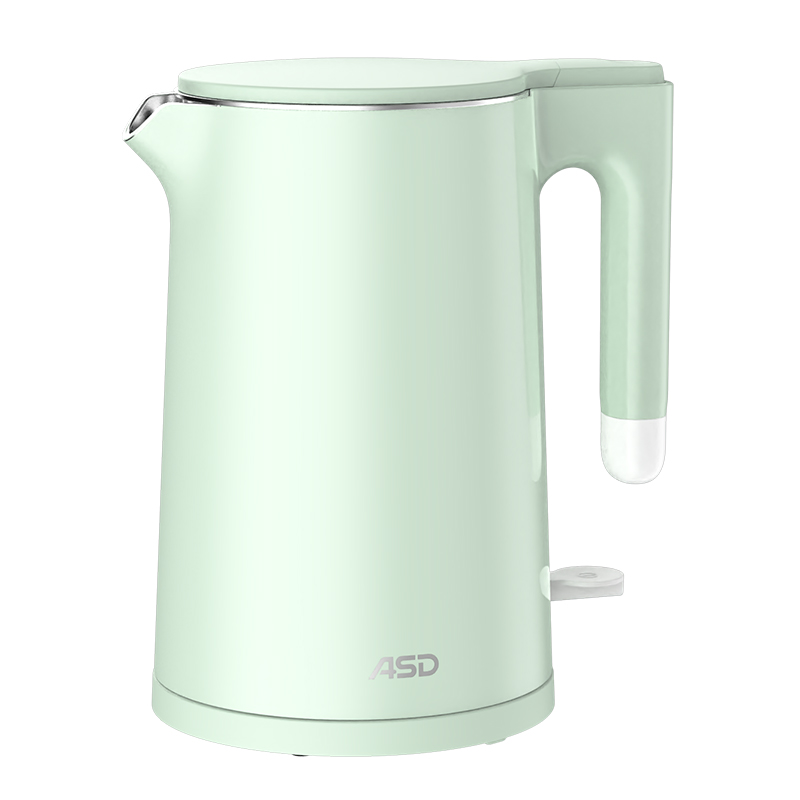 爱仕达AW-S15G316G电水壶316不锈钢烧水壶一体内胆自动断电 1.5L 绿色