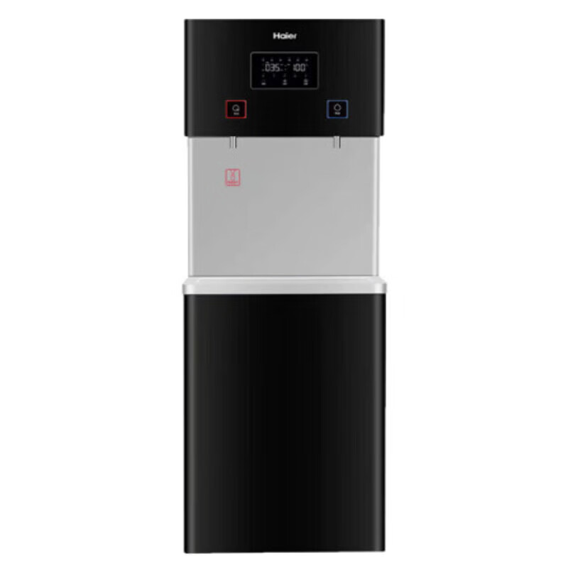 海尔HLBR400A-2L商用净水器纯水机立式反渗透饮水机适用50-100人3KW220V一开一温530*1630*440
