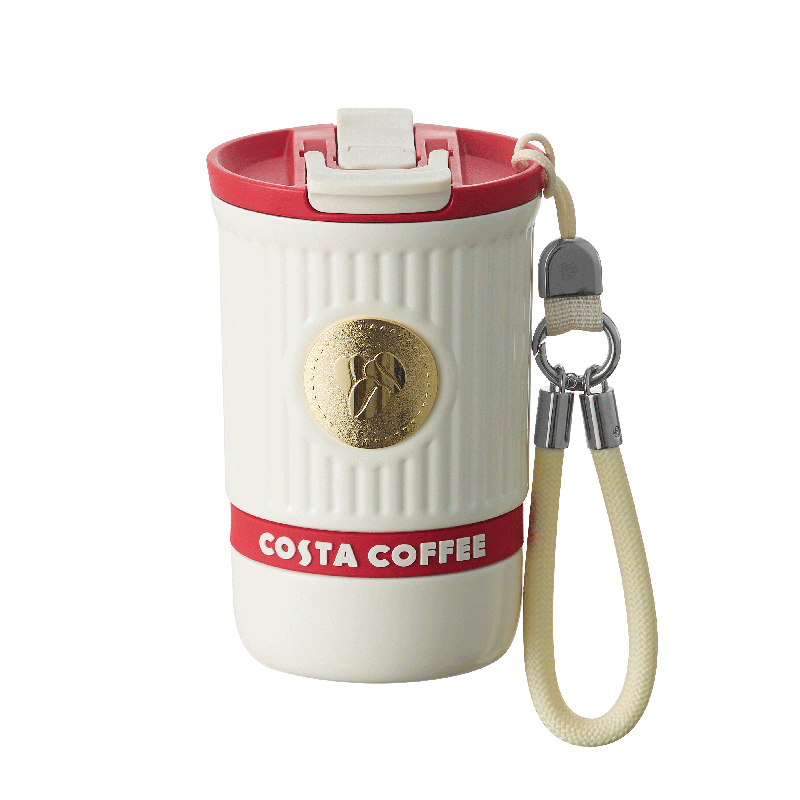 COSTA咖世家 轻享双饮咖啡杯 JTL-2001K-H （红金）