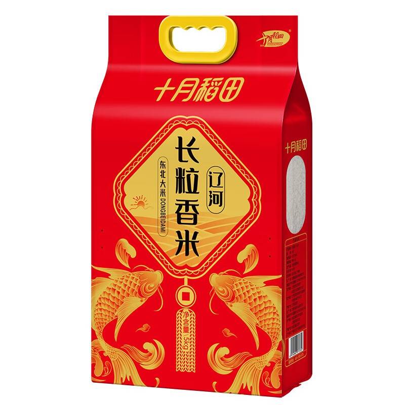 【京东热销100W+】十月稻田 东北大米 辽河长粒香5kg      6974382971330