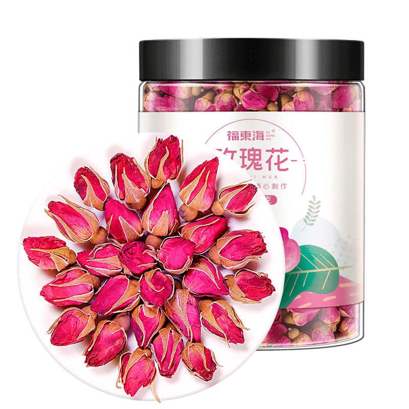 【福东海】玫瑰花60克/瓶