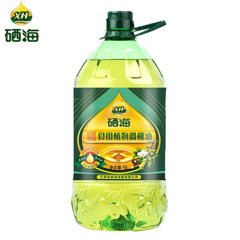 硒海山茶橄榄食用植物调和油5L