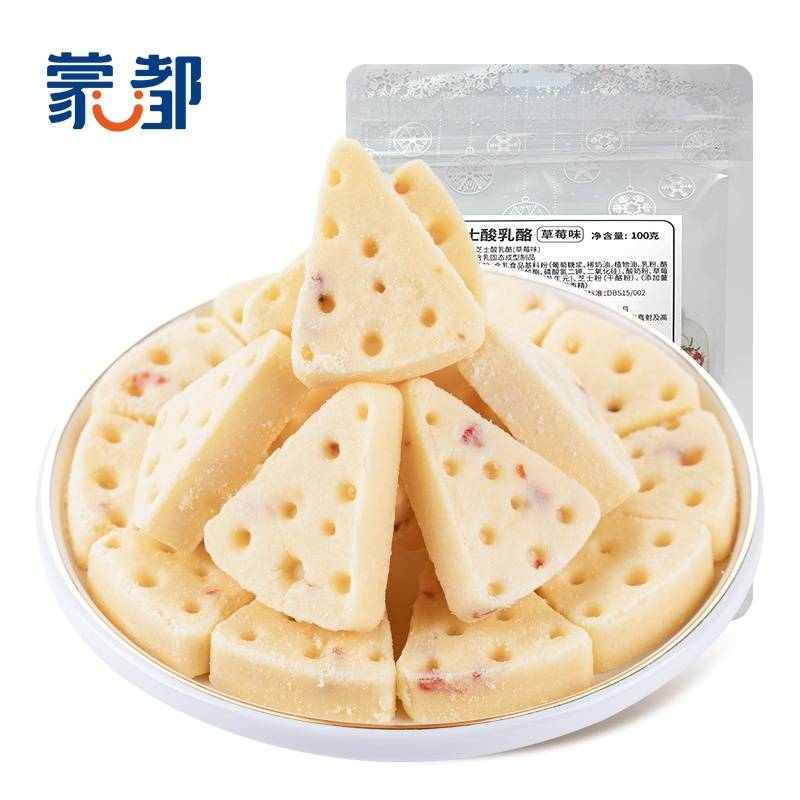 蒙都乳酪100g/袋（芝士草莓+猕猴桃）