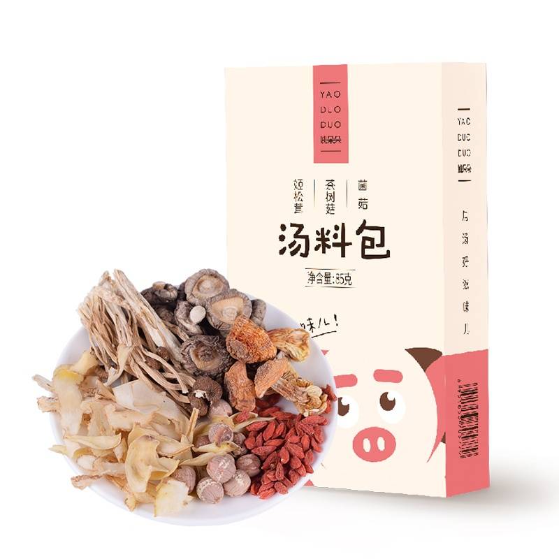 姚朵朵姬松茸茶树菇菌菇料包组合85克