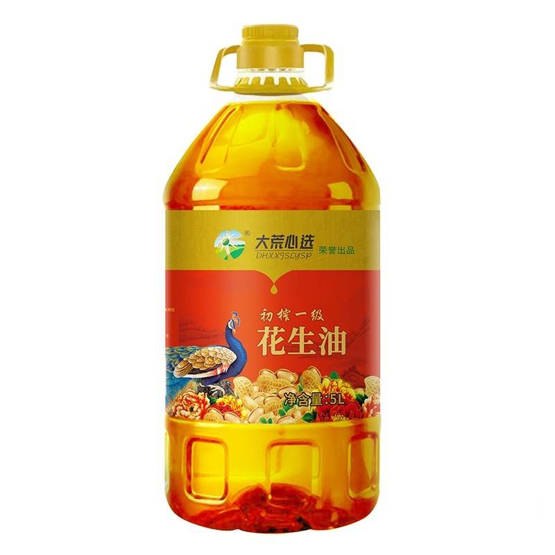 大荒印象初榨一级花生油5L