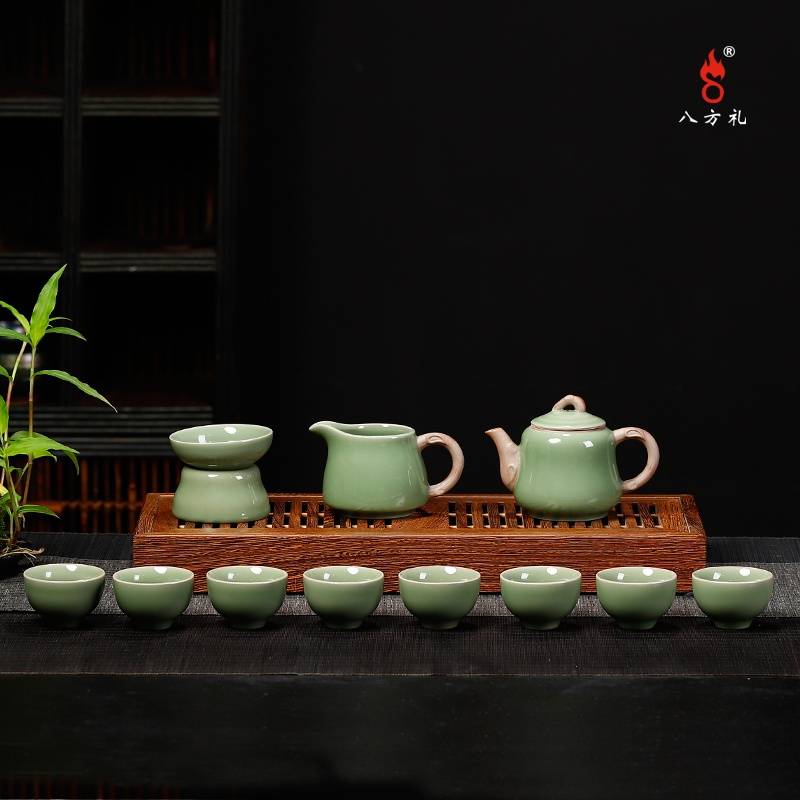 八方礼喜气洋洋12入茶具