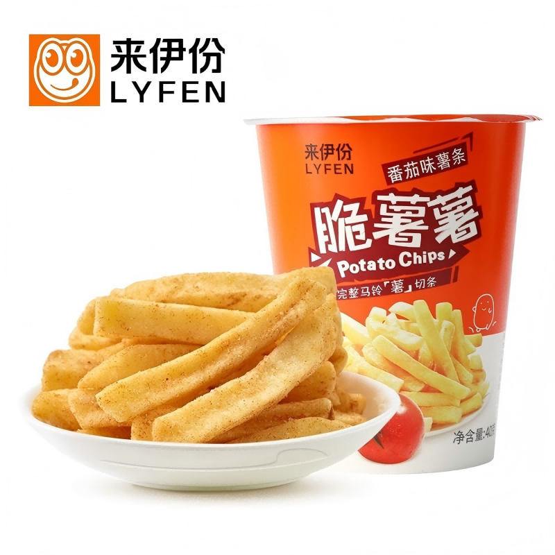 来伊份脆薯薯薯条（番茄味）40g*5包