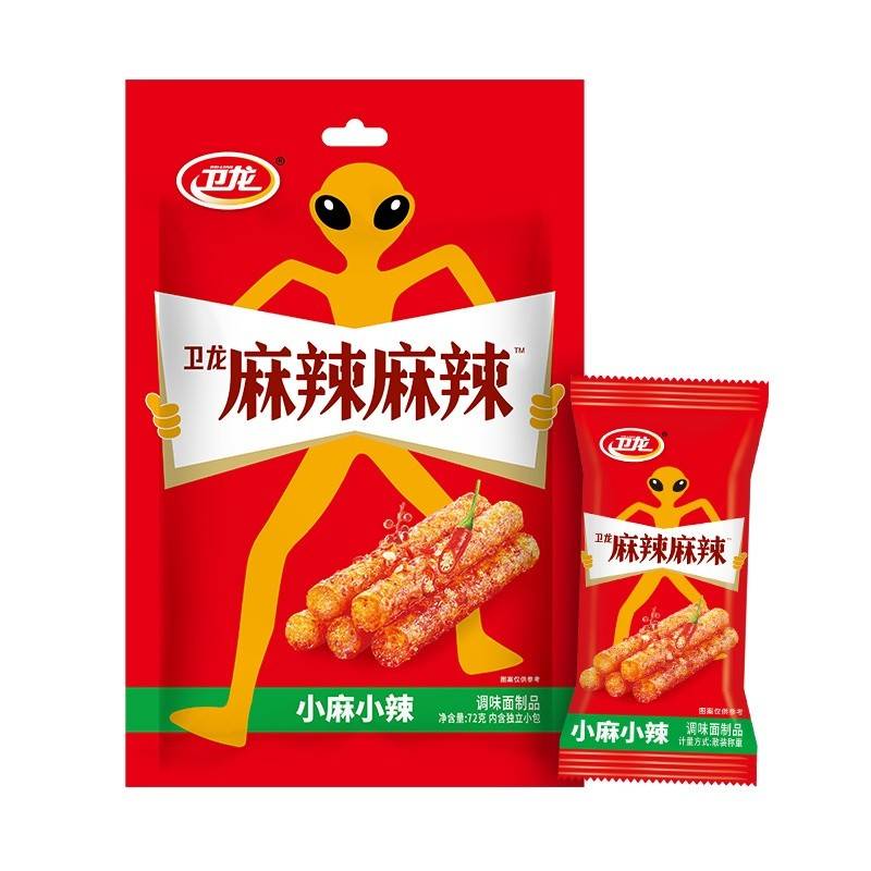 卫龙麻辣麻辣分享装小麻小辣108g*3包