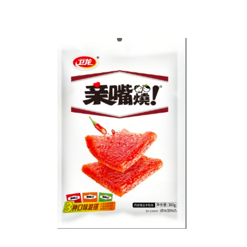 卫龙亲嘴烧多彩混合装300g(自立袋)