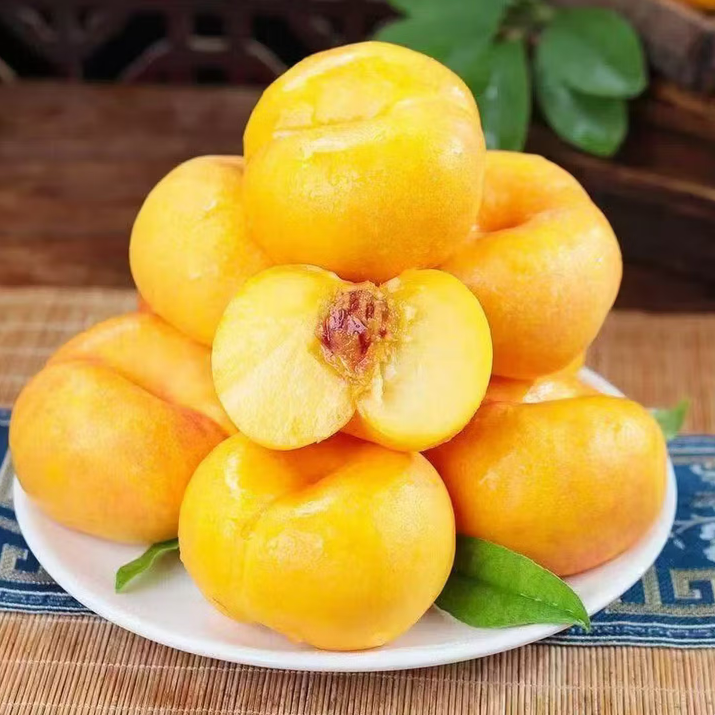 山东蒙阴黄金油蟠桃