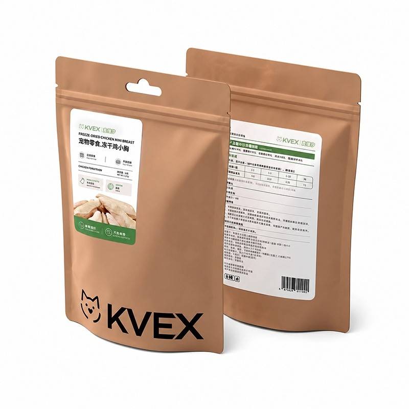 KVEX克维汐原野食刻系列宠物零食100%鸡小胸6块装KV-P26