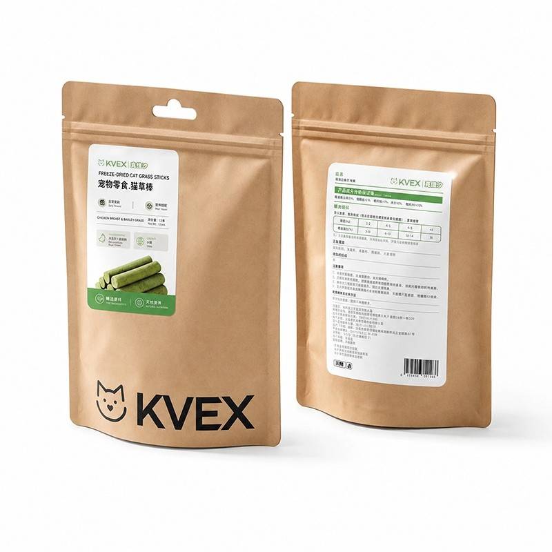 KVEX克维汐原野食刻系列宠物零食猫草棒12根装KV-P30