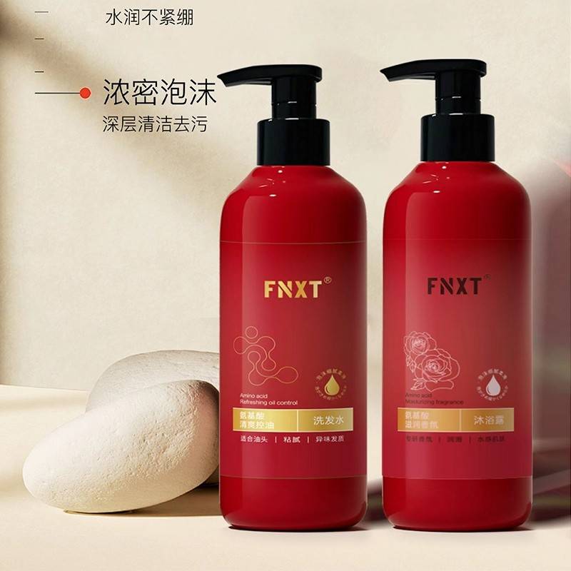 FNXT洗护两件套手提袋礼盒装 沐浴露500ML+洗发水500ML