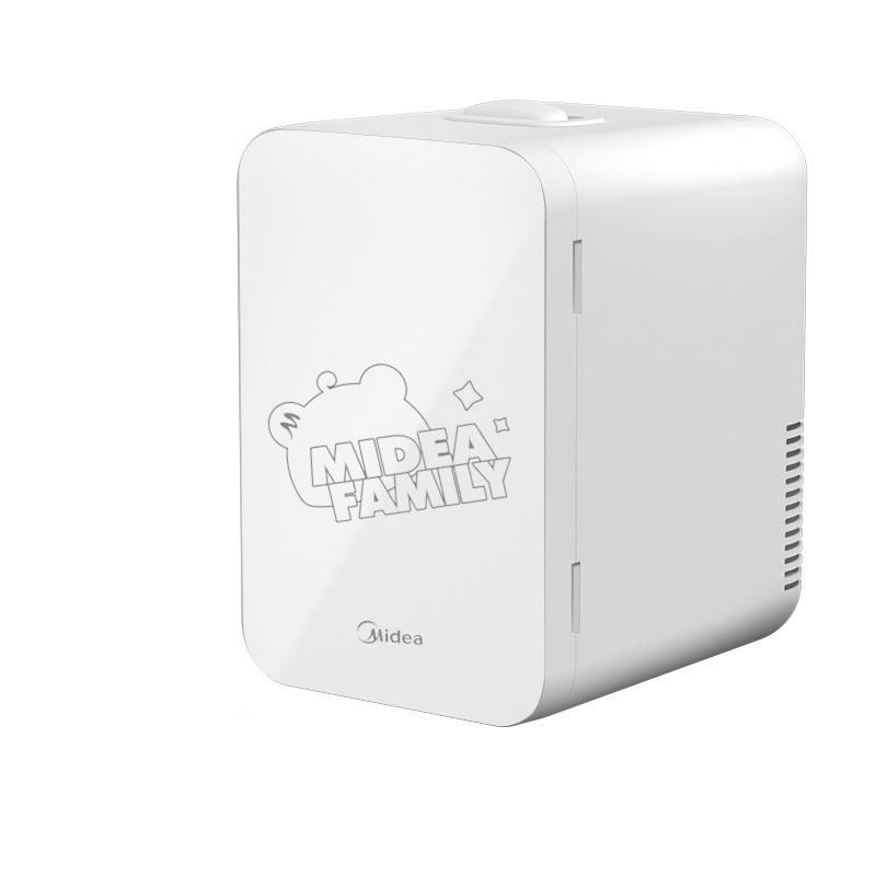 美的（Midea）小冰箱 家用车载迷你容量制冷便携冷饮母乳美妆保鲜收纳租房宿舍办公室 智能冷热双温-5L容量DC-5D01MF