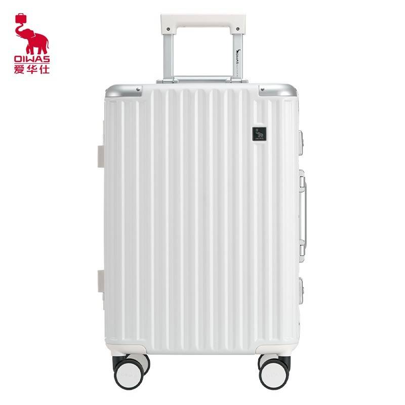 爱华仕(OIWAS) 铝框拉杆箱 磨砂防刮 四角金属防撞登机箱OCX6771-20