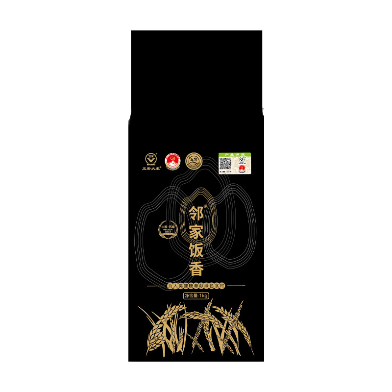 邻家饭香 核心产区五常大米 1kg/袋 非真空包装 LJFX31