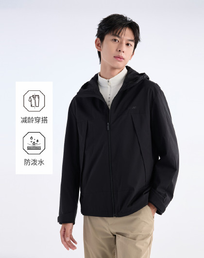 【双防科技】九牧王男装春夏户外夹克易打理防风防水夹克男士外套