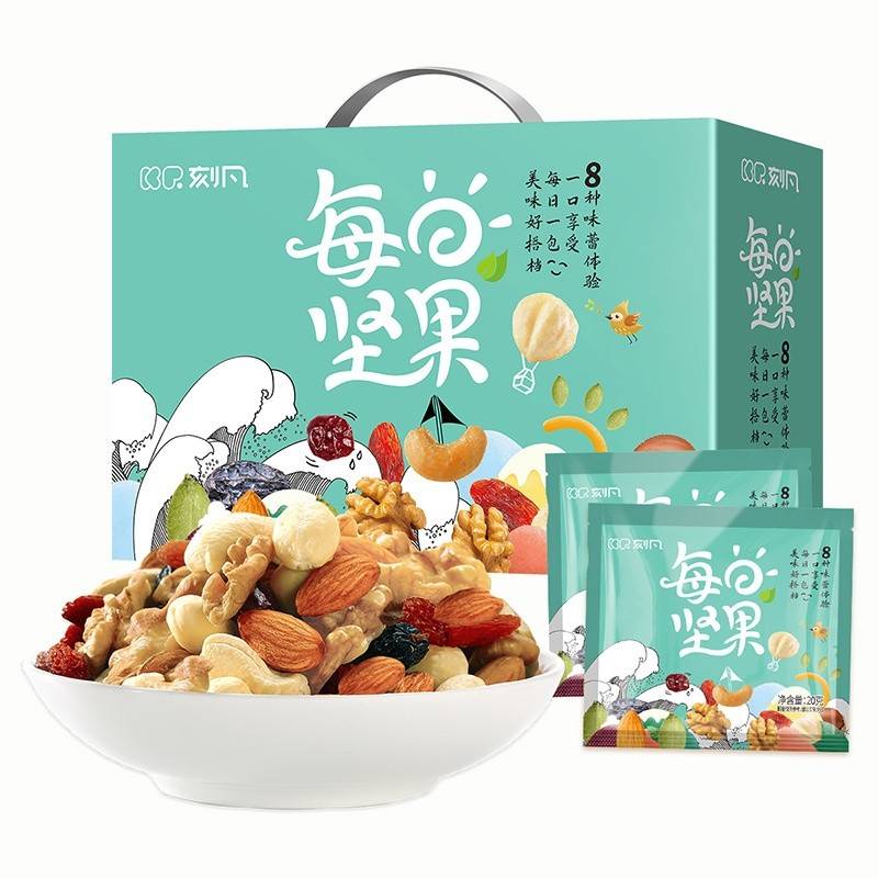 刻凡 坚果礼盒·每日坚果600g（20g*30包）