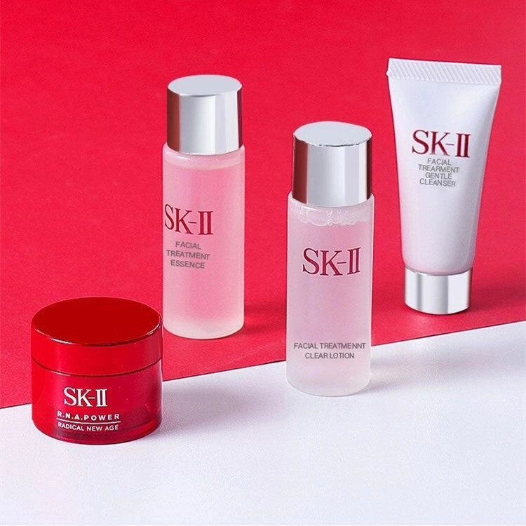 SK-II 旅行装四件套 氨基酸洁面20g+大红瓶面霜15g+神仙水30ml+清莹露30ml (GN)