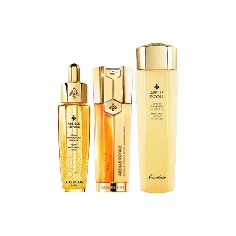 Guerlain/娇兰 帝皇蜂姿修护复原蜜双效精粹水护肤套组 蜂姿水150ml+复原蜜50ml+双效修护精华50ml (GN)