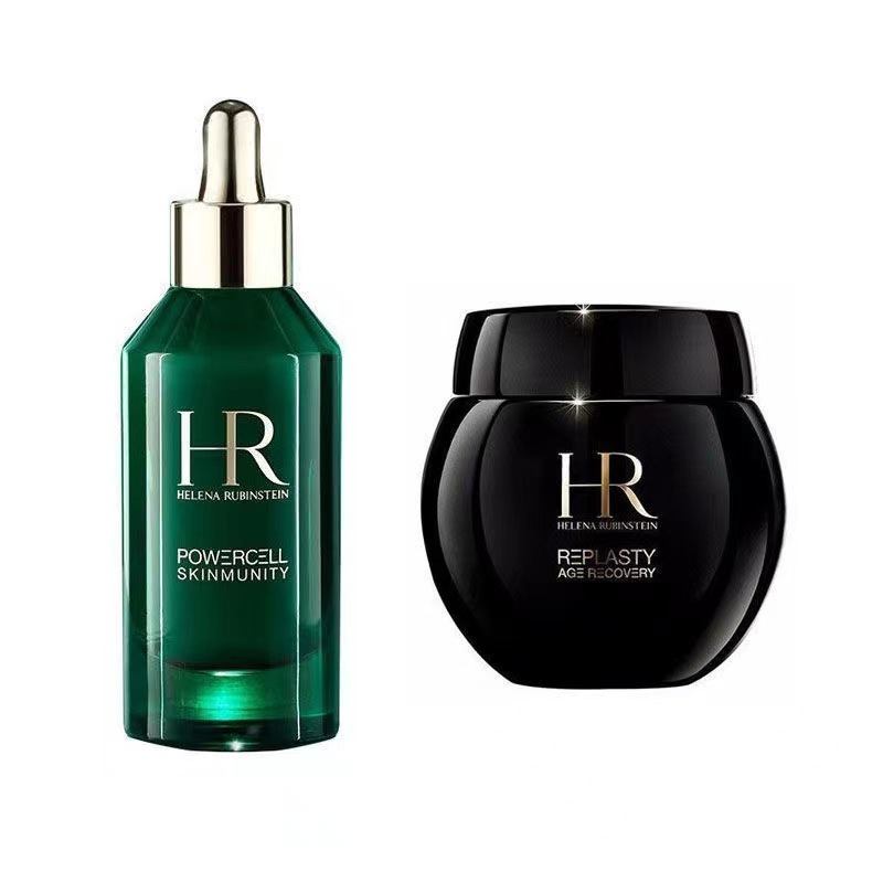 HR/赫莲娜 黑绷带面霜绿宝瓶精华组合装  黑绷带50ml/100ml+绿宝瓶50ml (GN)